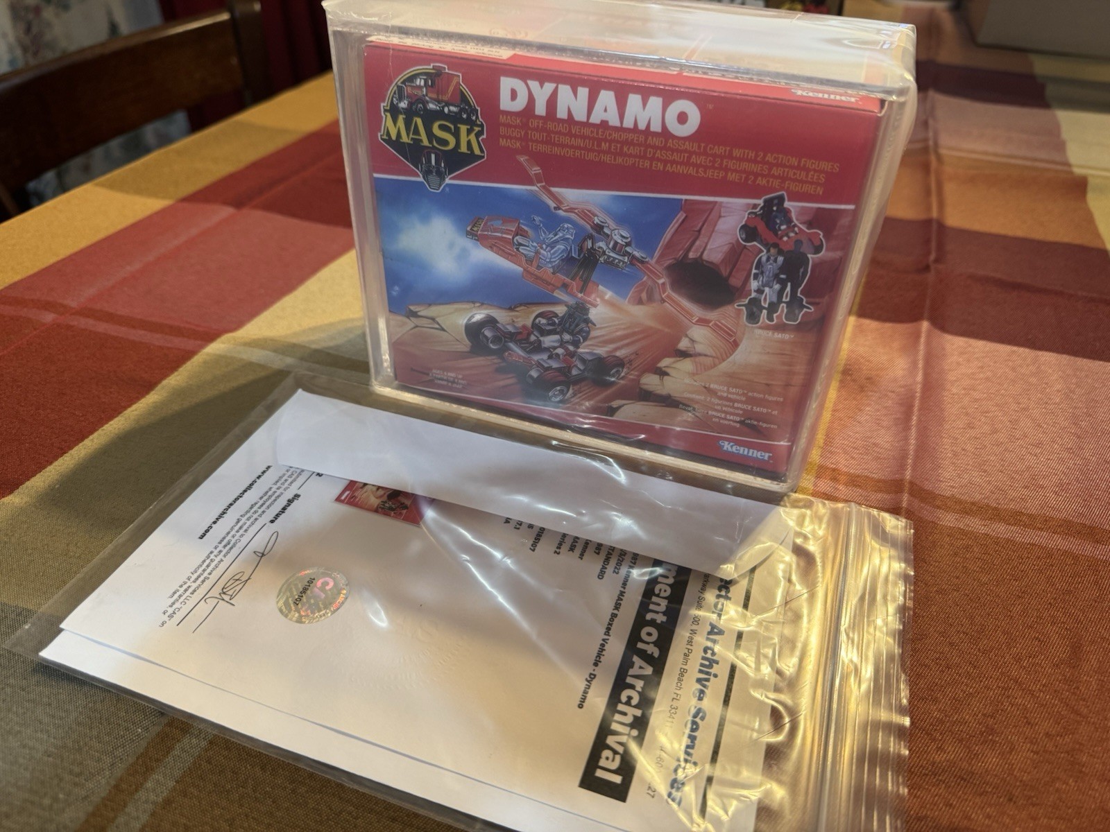 1987 Kenner M.A.S.K. Dynamo & Bruce Sato Graded CAS 85 Vintage NEW