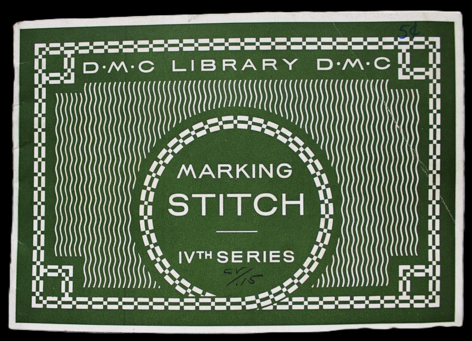 DMC DOLLFUS MIEG & CIE MARKING STITCH 4TH SERIES BOOKLET PARIS FRANCE VINTAGE