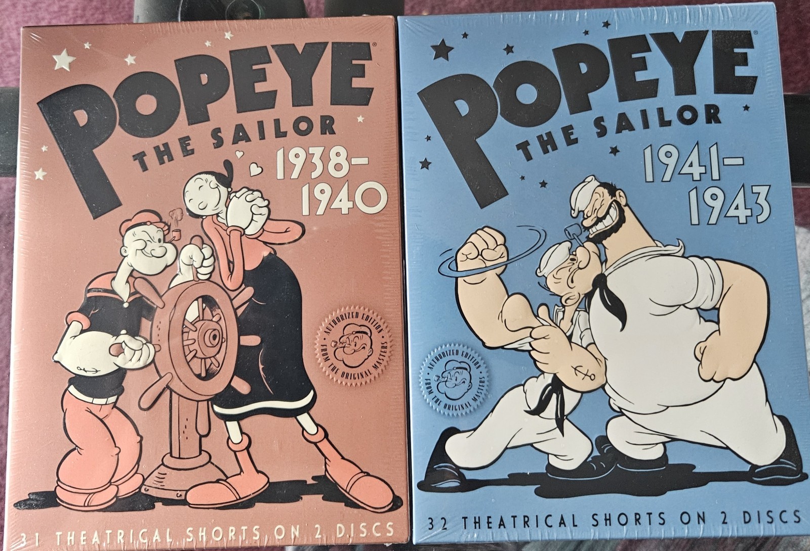 Popeye the Sailor: Volume 2 1938-1940 and volume 3 1941-1943 new Popeye the Sailor: Volume 2 1938-1940 and volume 3 1941-1943 new
