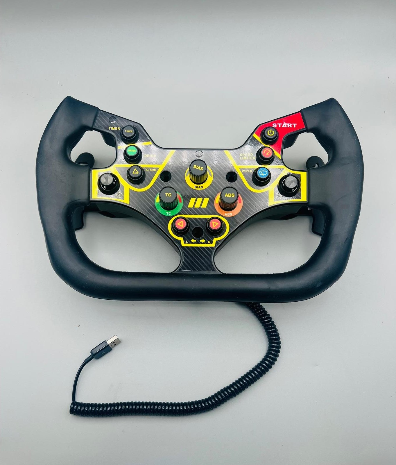 Sim Racing Steering Wheel Innato GT3 Yellow for PC See Details