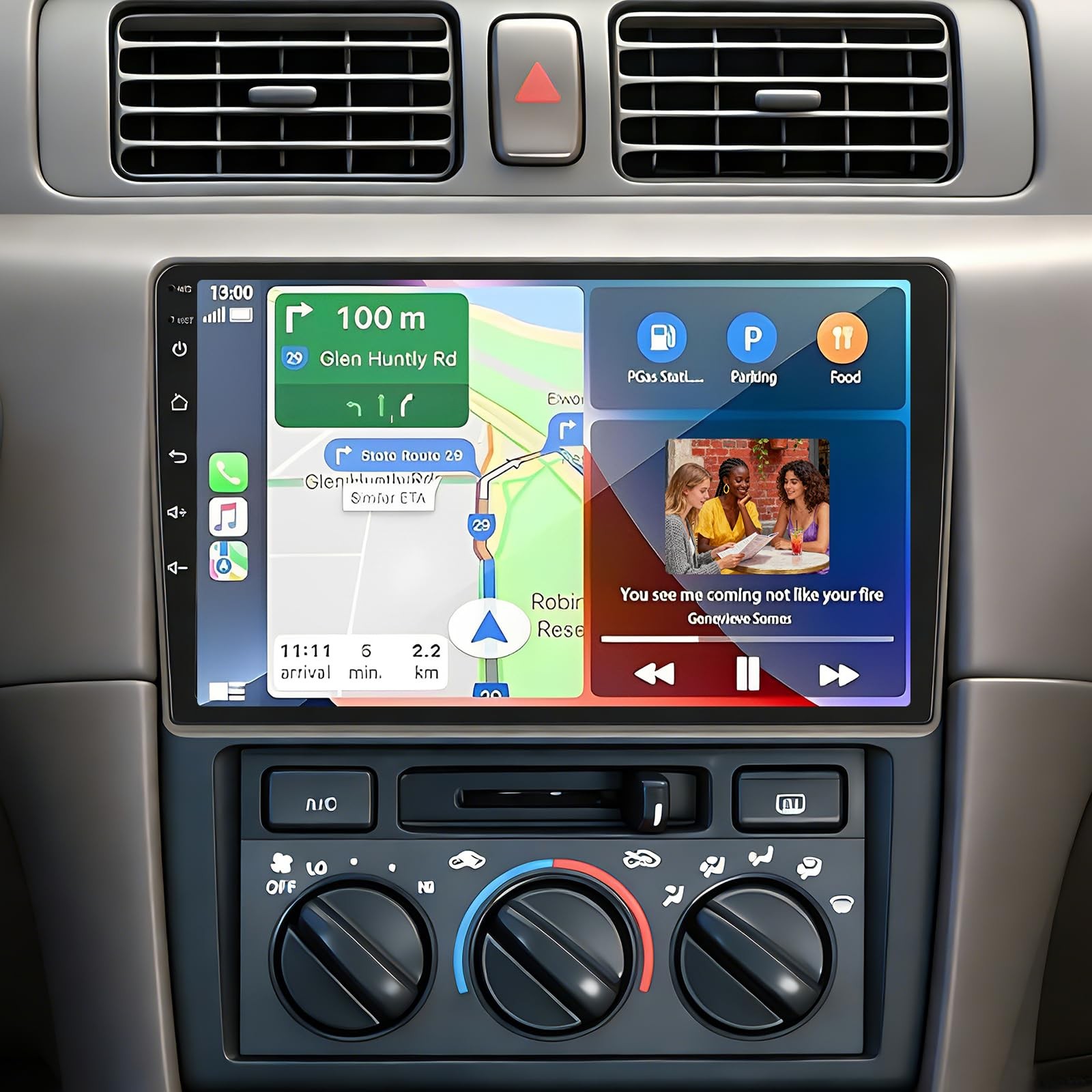 10.1\'\' Double Din Car Radio for 1997-2001 Toyota Camry, 4+64G