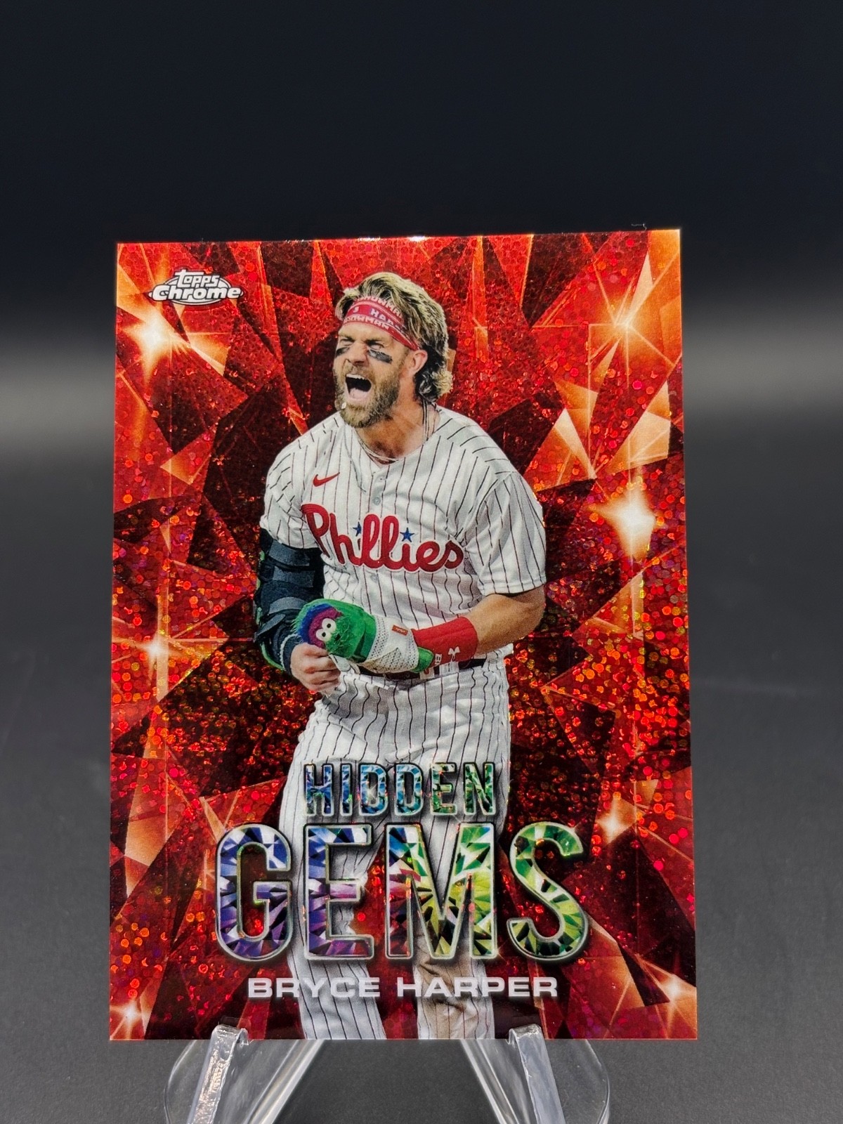 2024 TOPPS CHROME BRYCE HARPER HIDDEN GEMS #HG27