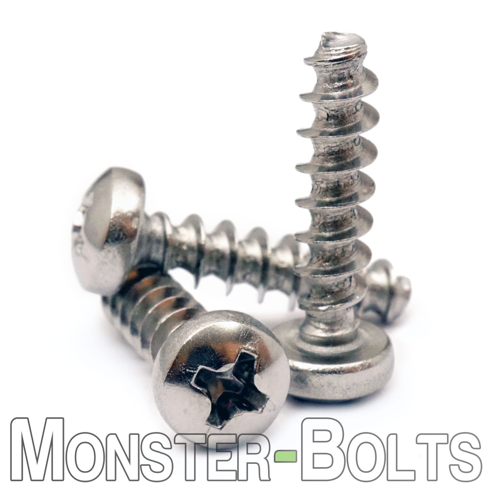 Bulk Qty 3500 - M3.5-1.57 x 16mm Phil Pan PT-Alt 30� Thread Forming, Stainless
