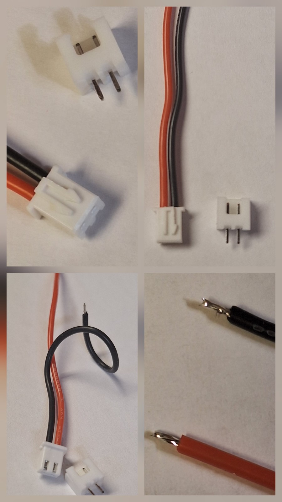 JST-XH 2.54mm Pitch 2 Pin Male Connector with 100mm Silicone Wire Cable w/socket JST-XH 2.54mm Pitch 2 Pin Male Connector with 100mm Silicone Wire Cable w/socket