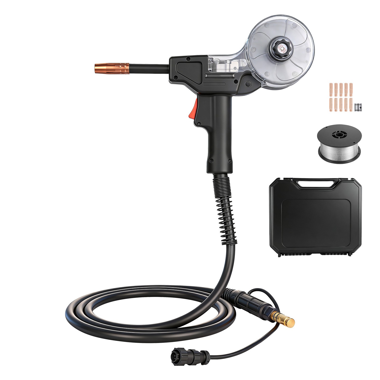 Uimoso 130Amp Spool Gun with 3m Cable fit with Lincoln Magnum 100SG K2532-1
