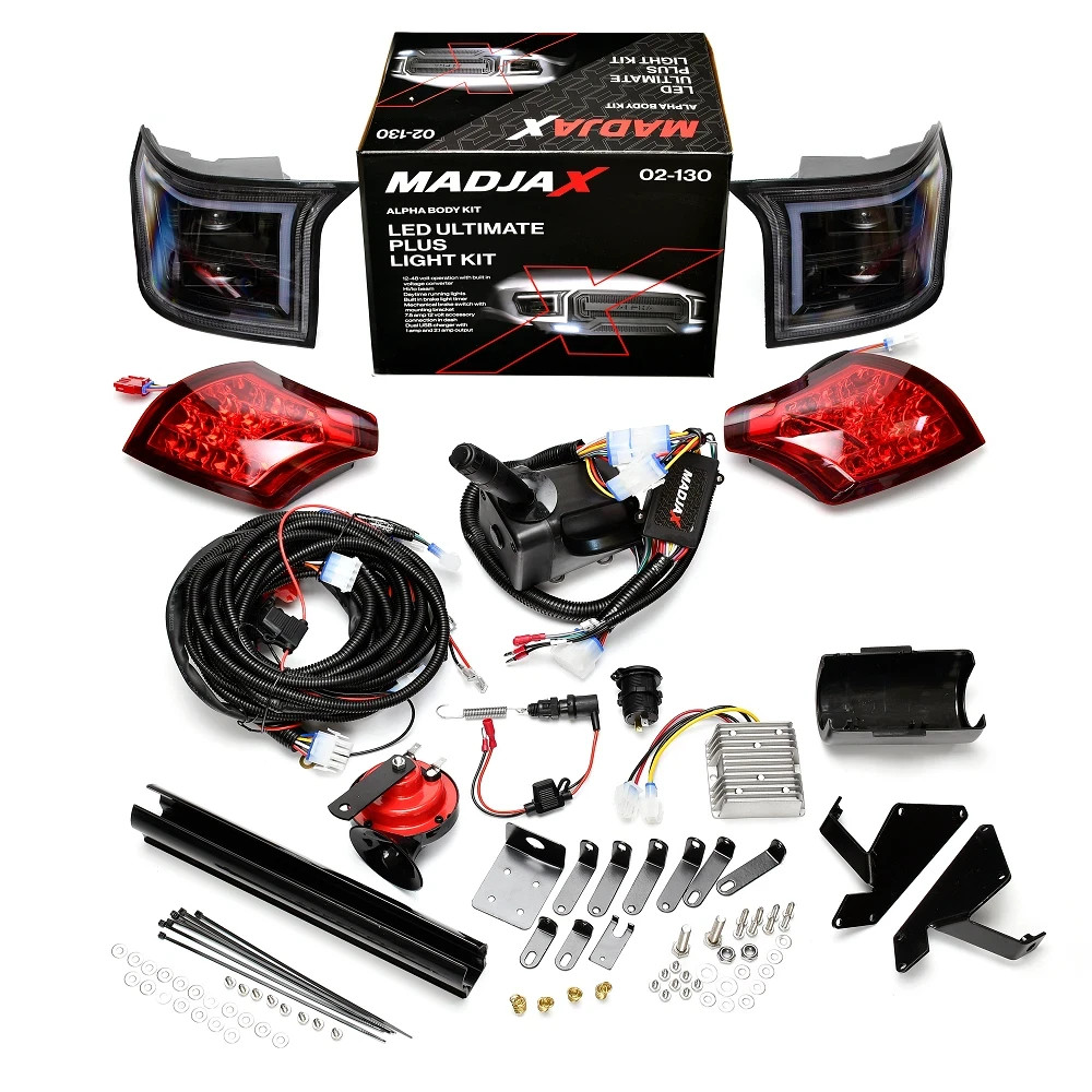 MadJax Ultimate Plus Golf Cart Light Kit for Club Car Precedent with ALPHA Body