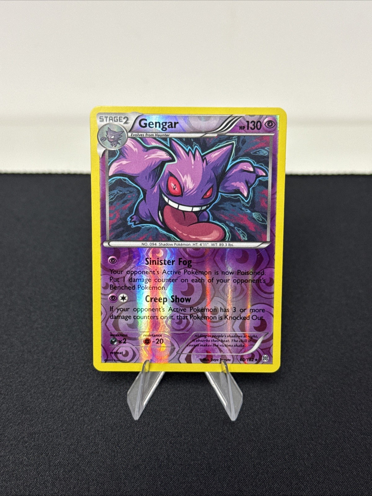 NM Gengar Breakthrough Reverse Holo Rare 60/162 NM Gengar Breakthrough Reverse Holo Rare 60/162