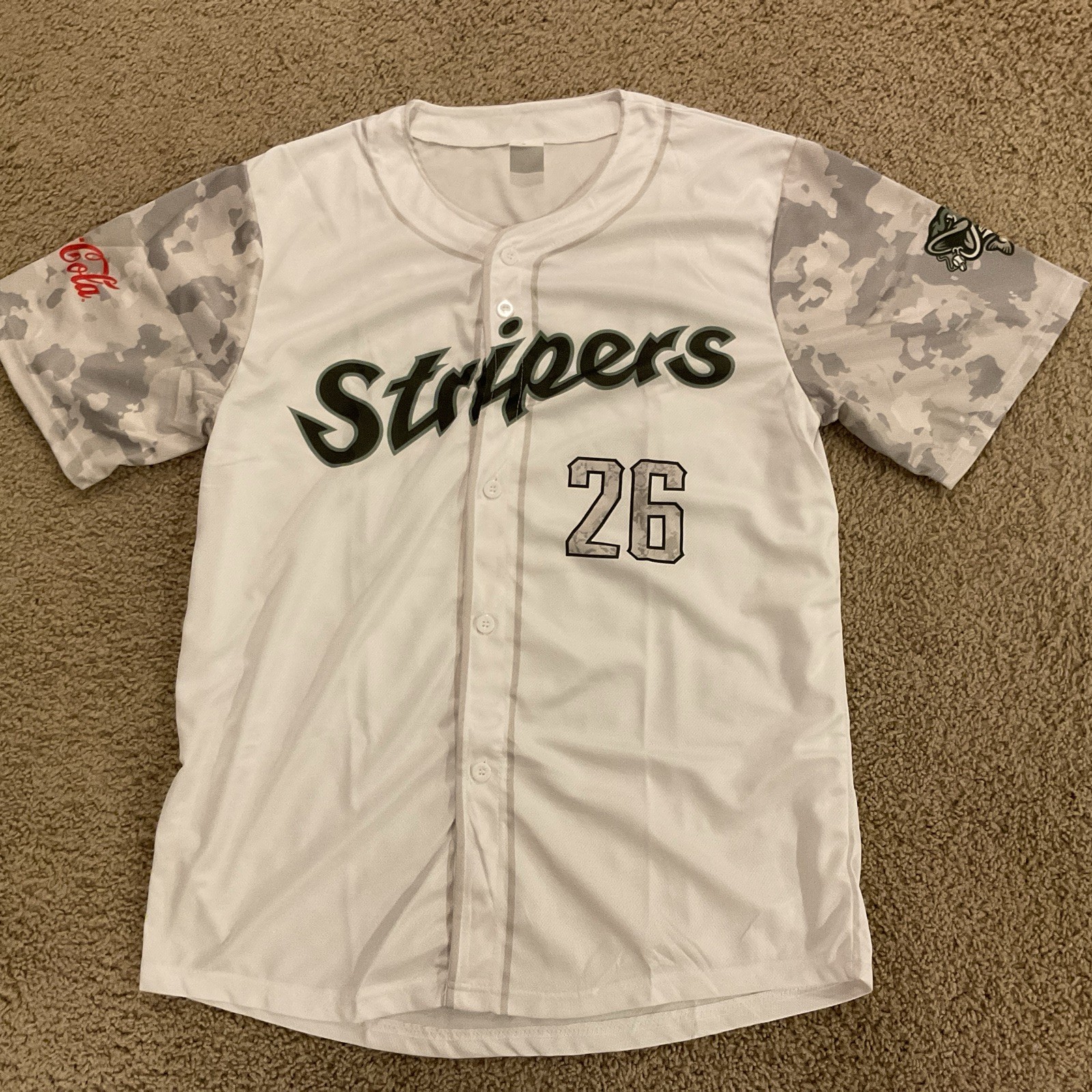 Gwinnett Stripers Baseball Team Military Veteran’s Jersey Men’s XL *NEW* 2026 Gwinnett Stripers Baseball Team Military Veteran’s Jersey Men’s XL *NEW* 2026