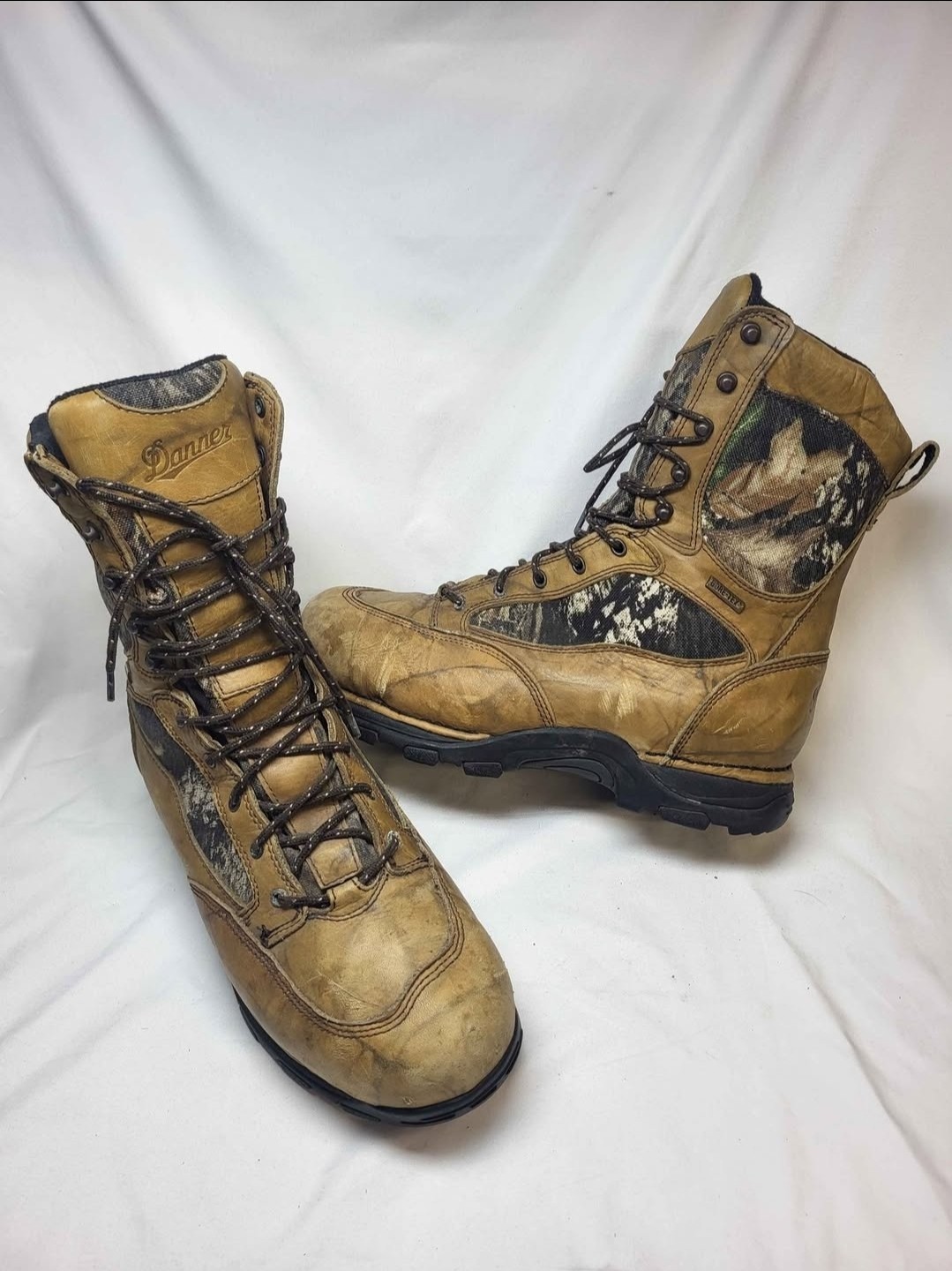 Danner Pronghorn size 12 hunting boots gore tex distressed full-grain leather Danner Pronghorn size 12 hunting boots gore tex distressed full-grain leather