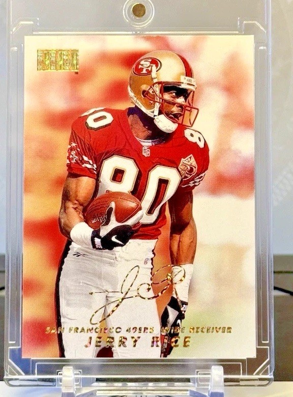 JERRY RICE 1998 SkyBox Premium GOLD SPARKLE SP #125 San Francisco 49ers HOF 📈