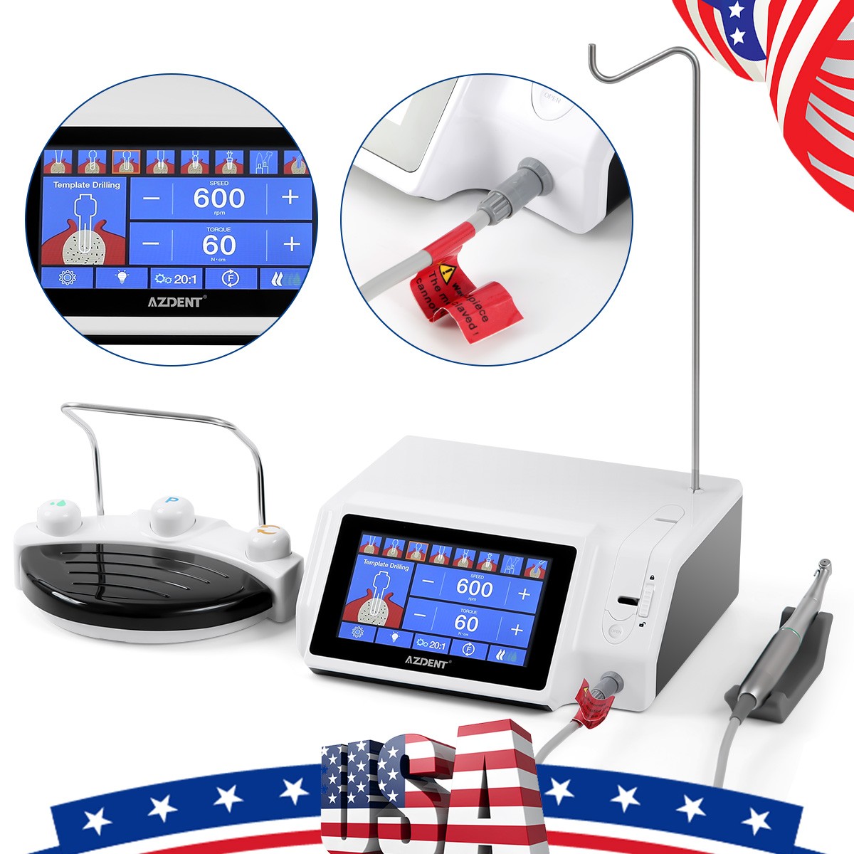 COXO C Sailor Pro Dental Surgical LED Implant Motor System /Digital Machine