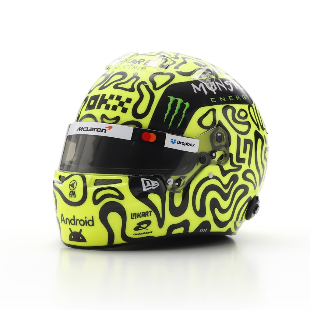 Spark Models McLaren F1 Team Lando Norris 2025 1:5 Scale Mini Helmet Spark Models McLaren F1 Team Lando Norris 2025 1:5 Scale Mini Helmet