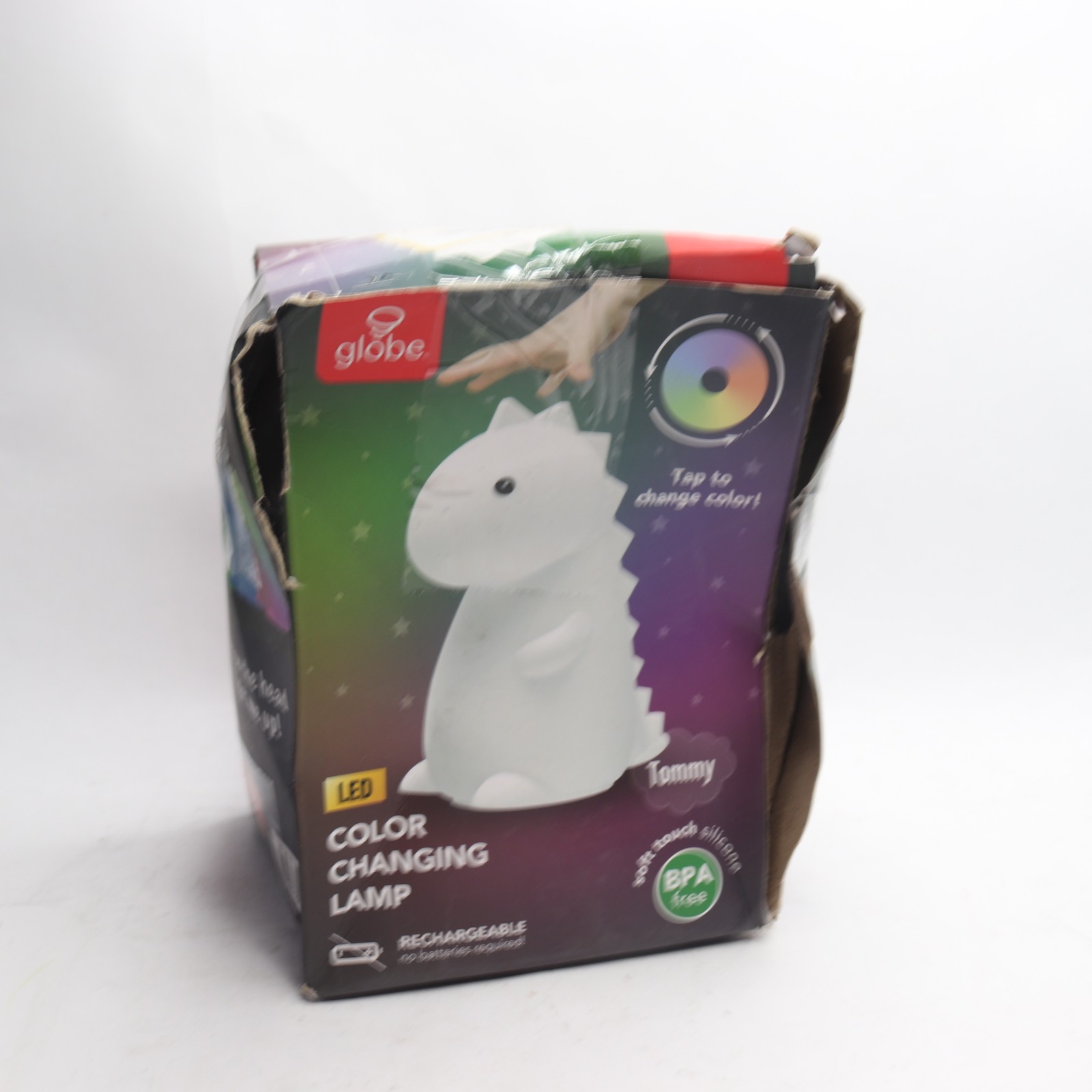 Globe Adorable Multicolor Changing Integrated LED Rechargeable Light Silicone