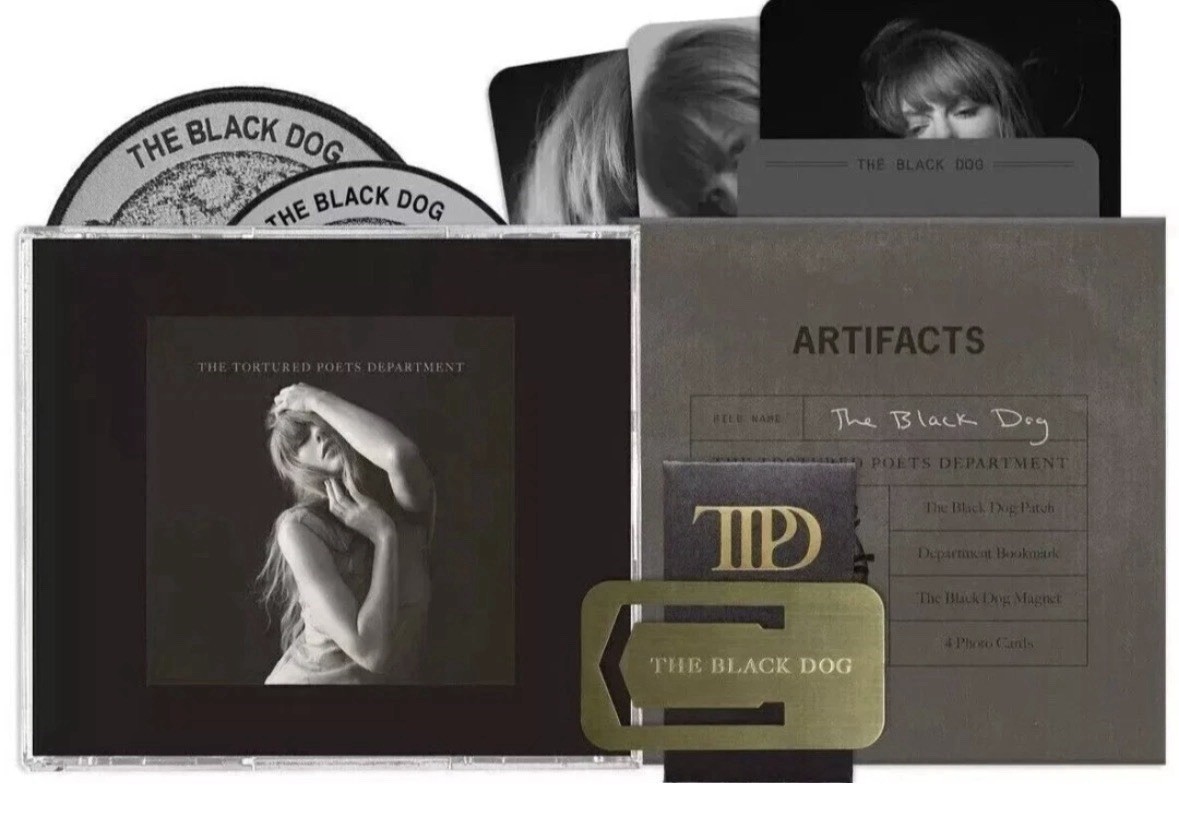 Taylor Swift - Tortured Poets Department: The Black Dog Deluxe CD Factory Sealed Taylor Swift - Tortured Poets Department: The Black Dog Deluxe CD Factory Sealed