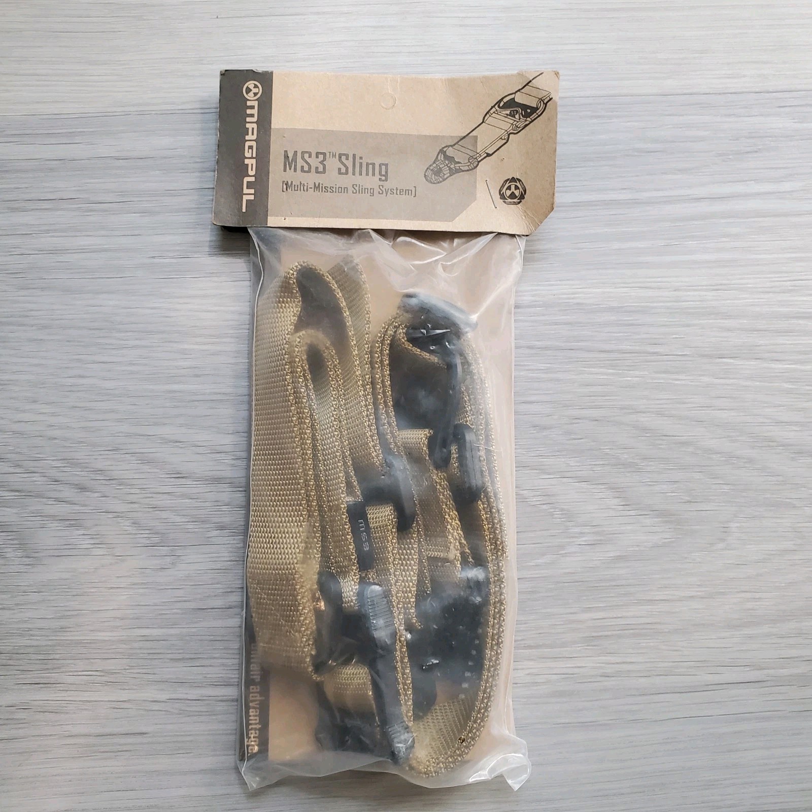 Magpul MS3 Single QD 1-Point & 2-Point Sling Made in USA Coyote Color Magpul MS3 Single QD 1-Point & 2-Point Sling Made in USA Coyote Color