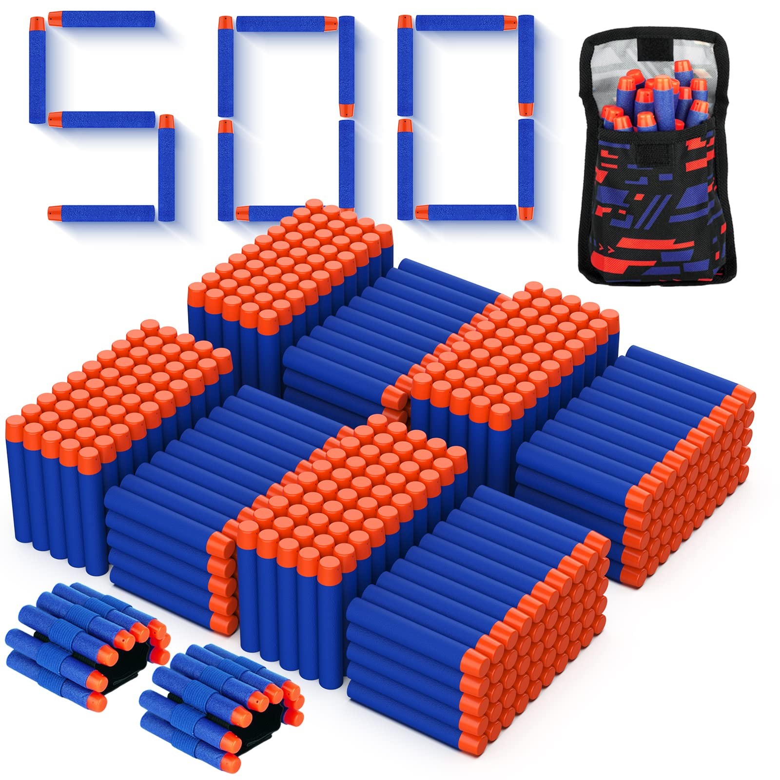 Tudaymol Nerf Bullets 500 Official Dart for Nerf NElite Series Refill Darts F... Tudaymol Nerf Bullets 500 Official Dart for Nerf NElite Series Refill Darts F...