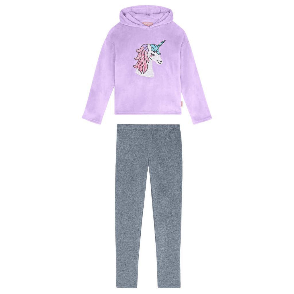 BCBG GIRLS 2 PIECE SET PLUSH HOODIE & LEGGING (Lilac, XSmall 5/6) NWT BCBG GIRLS 2 PIECE SET PLUSH HOODIE & LEGGING (Lilac, XSmall 5/6) NWT