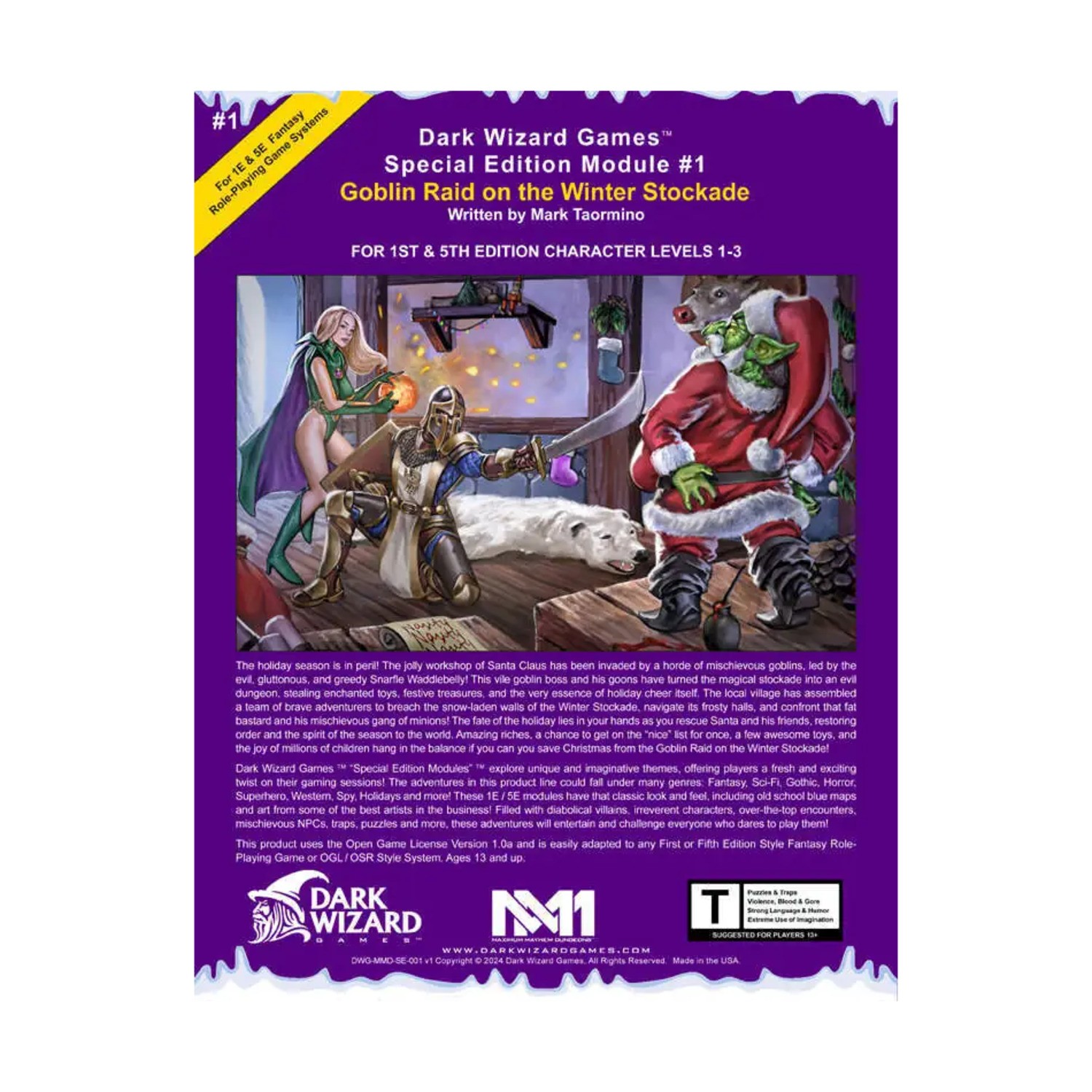 Dark Wizard Special Edition Modules Goblin Raid on the Winter Stockade EX