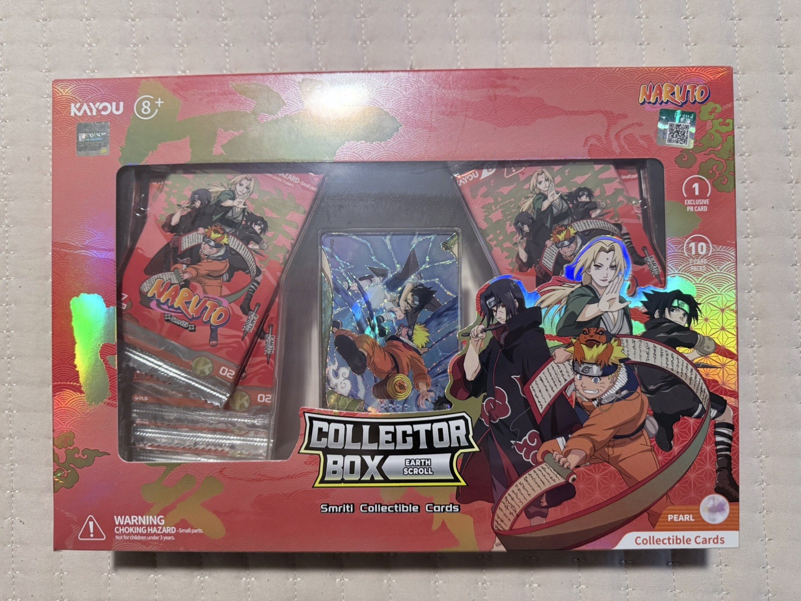 Naruto Smriti Collectible Cards Earth Scroll 2 Collector Box - Includes PR Card
