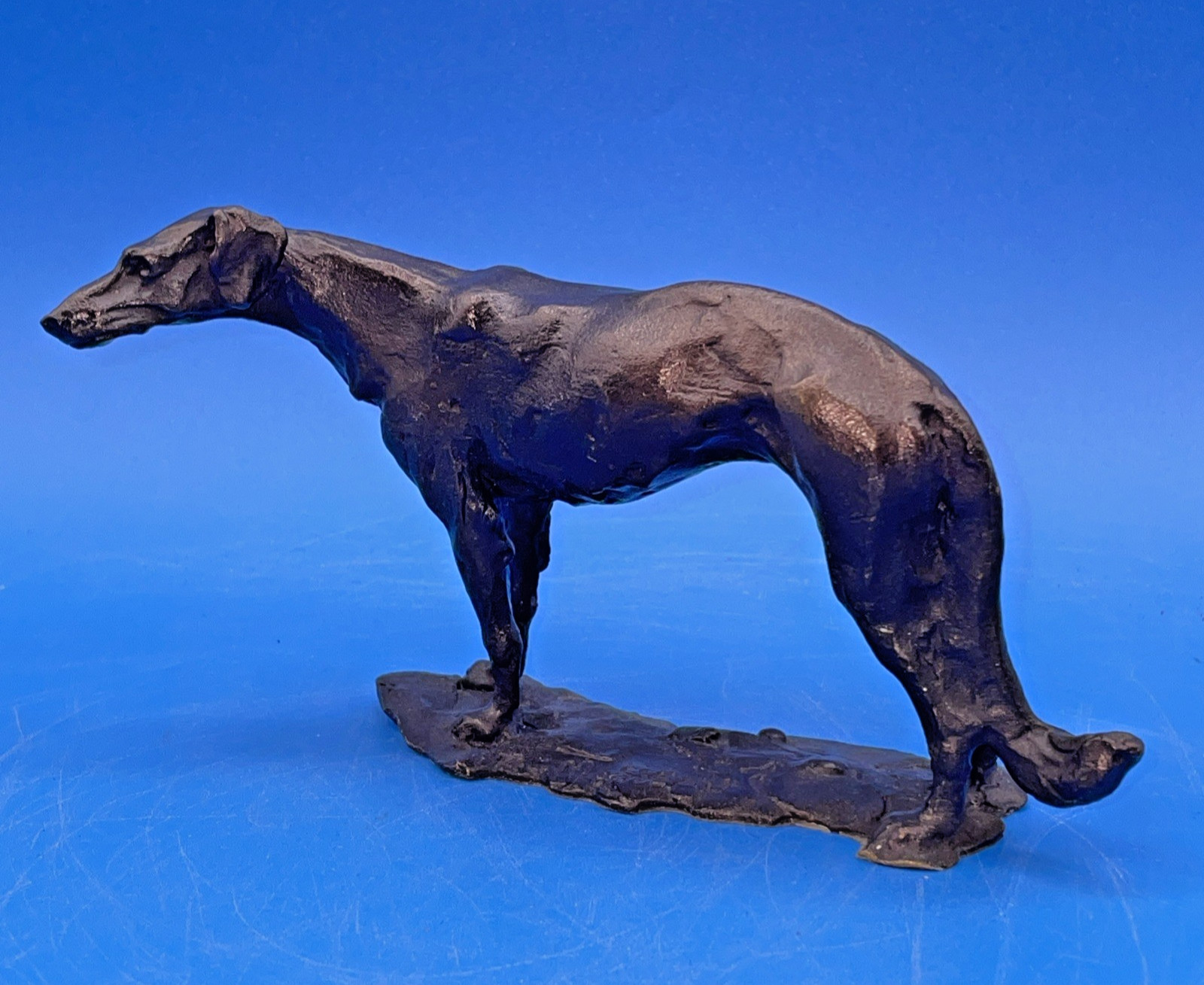 ANTIQUE FRENCH BRONZE OF A BORZOI DOG BY PIERRE FELIX FIX-MASSEAU ANTIQUE FRENCH BRONZE OF A BORZOI DOG BY PIERRE FELIX FIX-MASSEAU