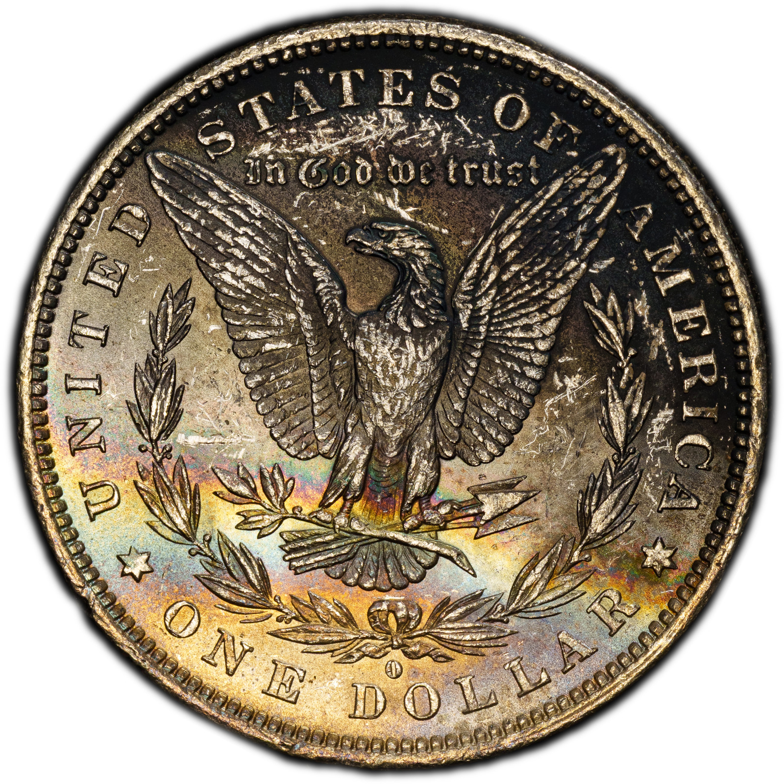 1881-O High-End PCGS MS61 Morgan Dollar | Rainbow \