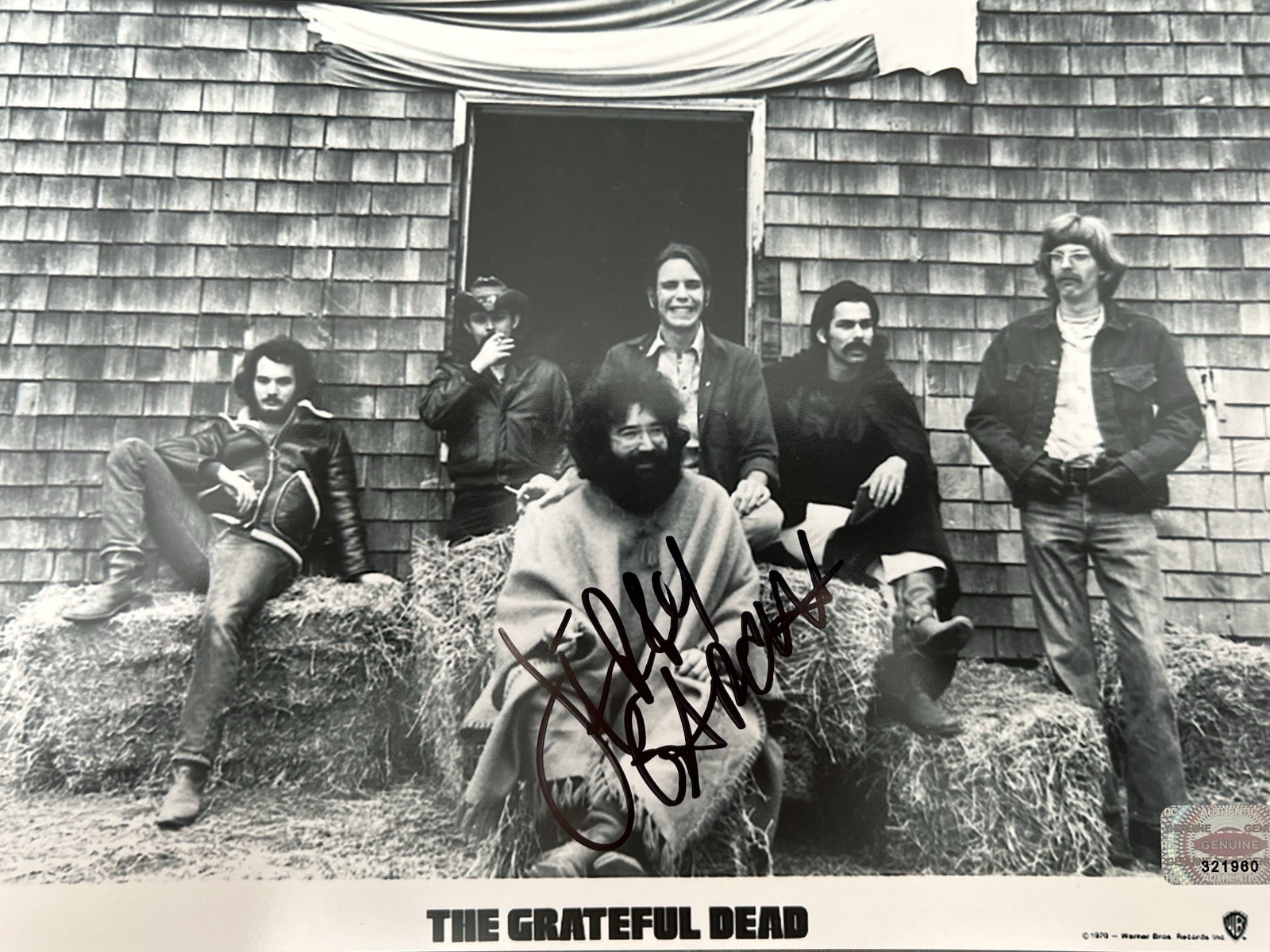 Grateful Dead Jerry Garcia 8x10 Autographed Photo With COA Grateful Dead Jerry Garcia 8x10 Autographed Photo With COA