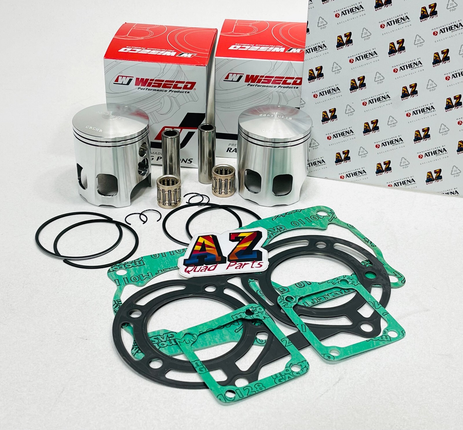 Banshee 350 64mm 795 LONG ROD Stock Standard Bore Wiseco Pistons & Gaskets Kit
