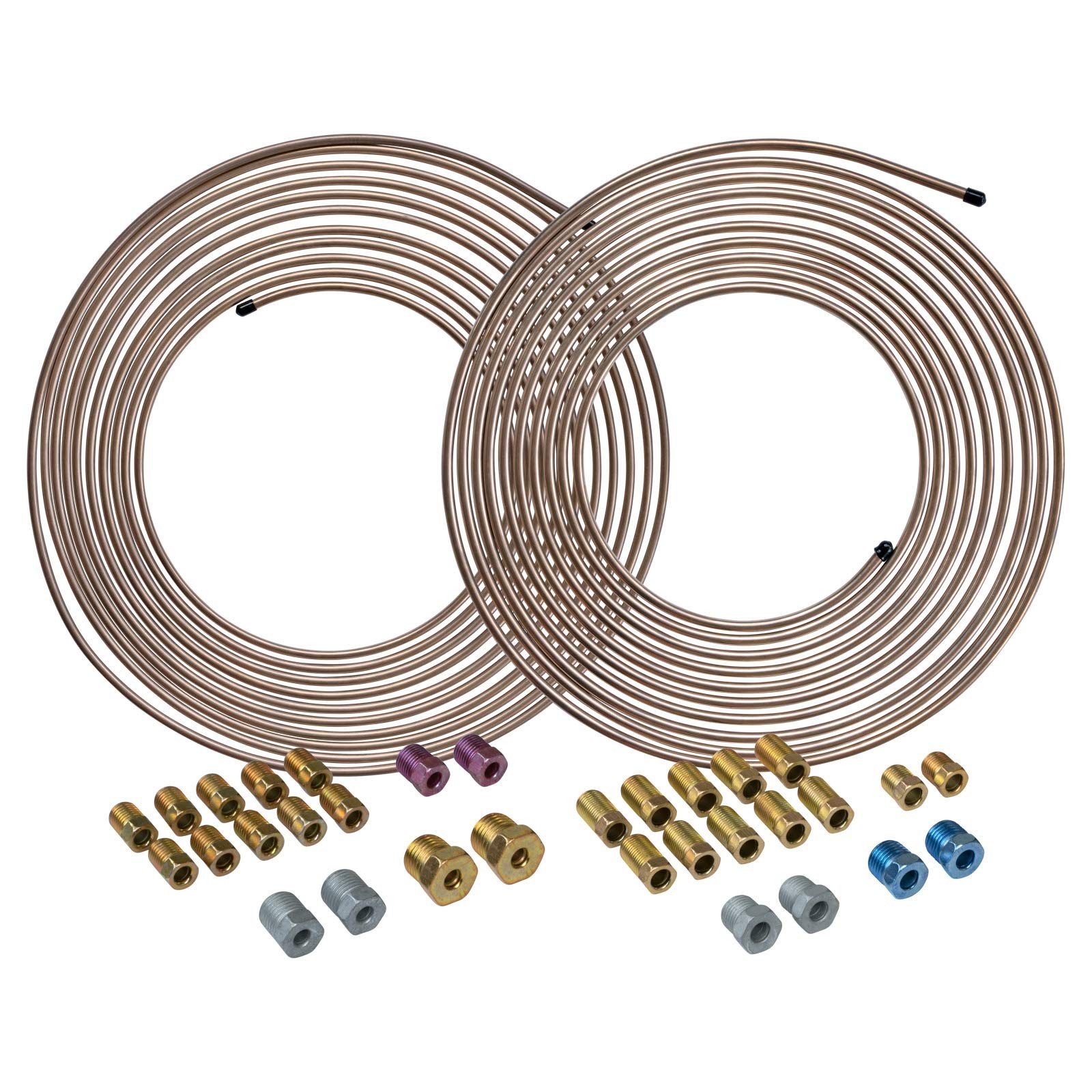 4LIFETIMELINES Copper-Nickel Brake Line 3/16 inch and 1/4 inch, Copper 