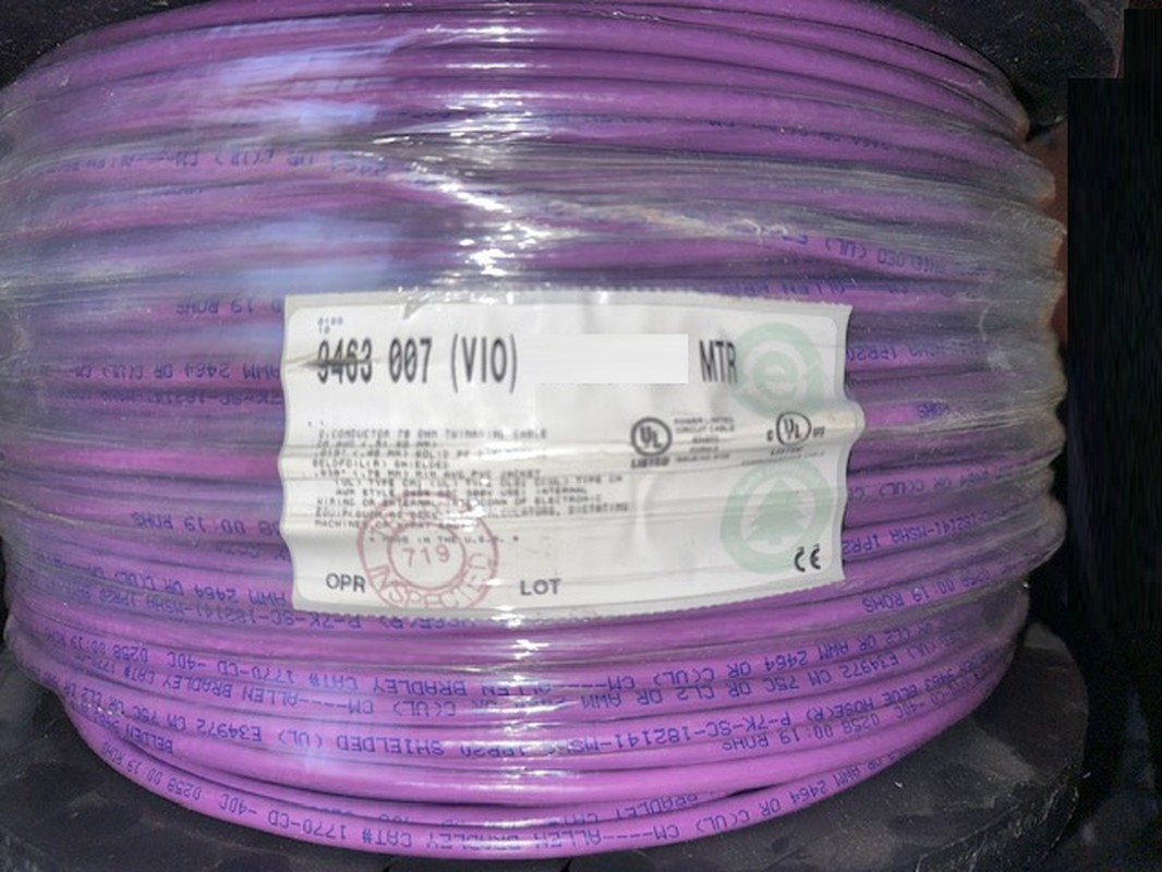 Belden 9463 Violet - Twinax Blue Hose ® Cable, 250 Feet