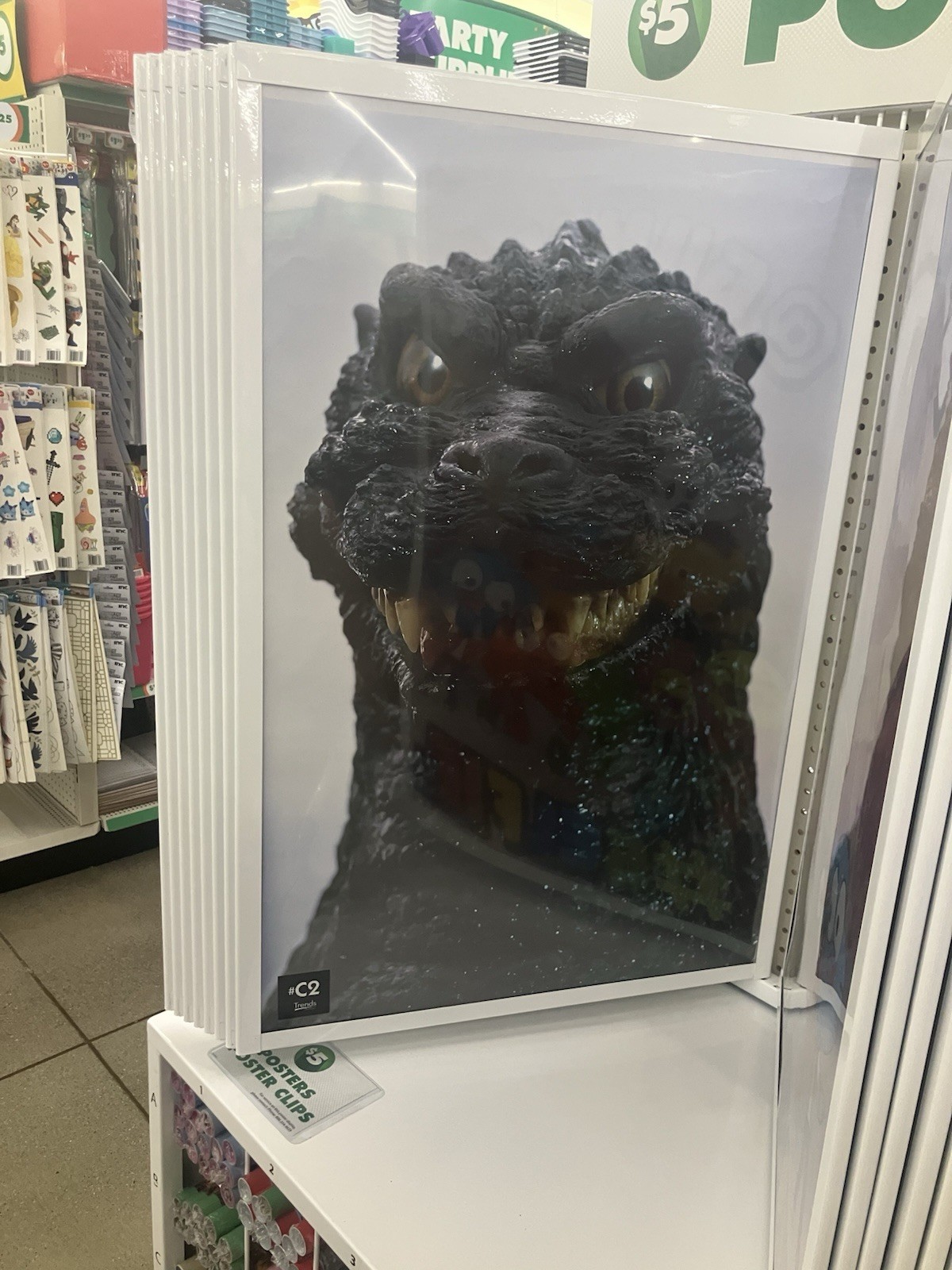 Viral RARE Godzilla vs. Biollante (1989) - Smile Wall Poster 22.375” X 34” USA