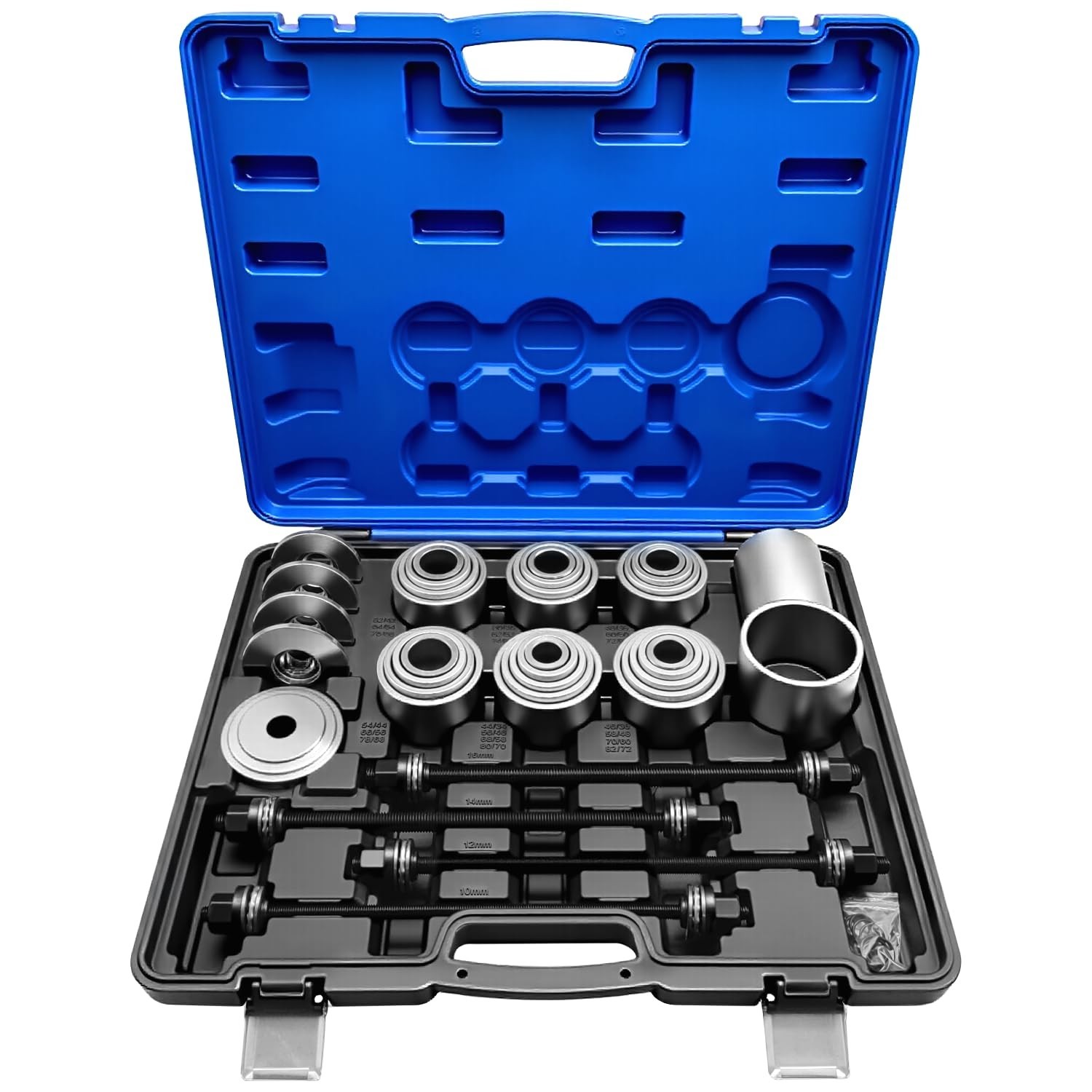37PCS Universal Pull & Press Sleeve Kit Bush Bearing Removal Insertion Tool