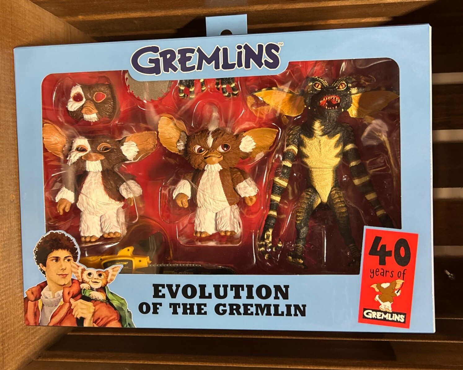 NECA Gremlins Evolution of the Gremlin Box Set, 40th Anniversary - NEW Fast Ship