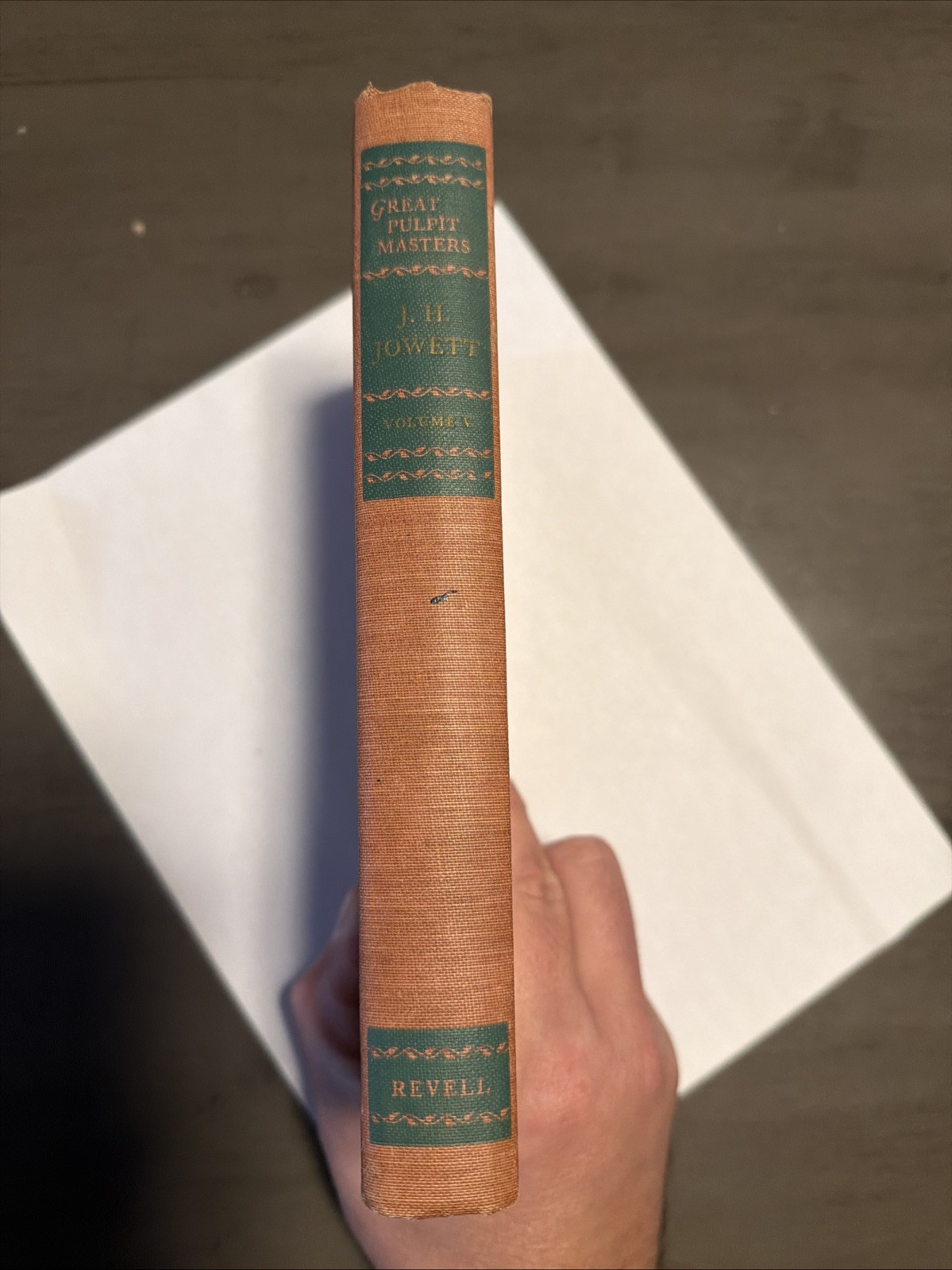 Great Pulpit Masters Volume  V J.H. Jowett Vintage HC