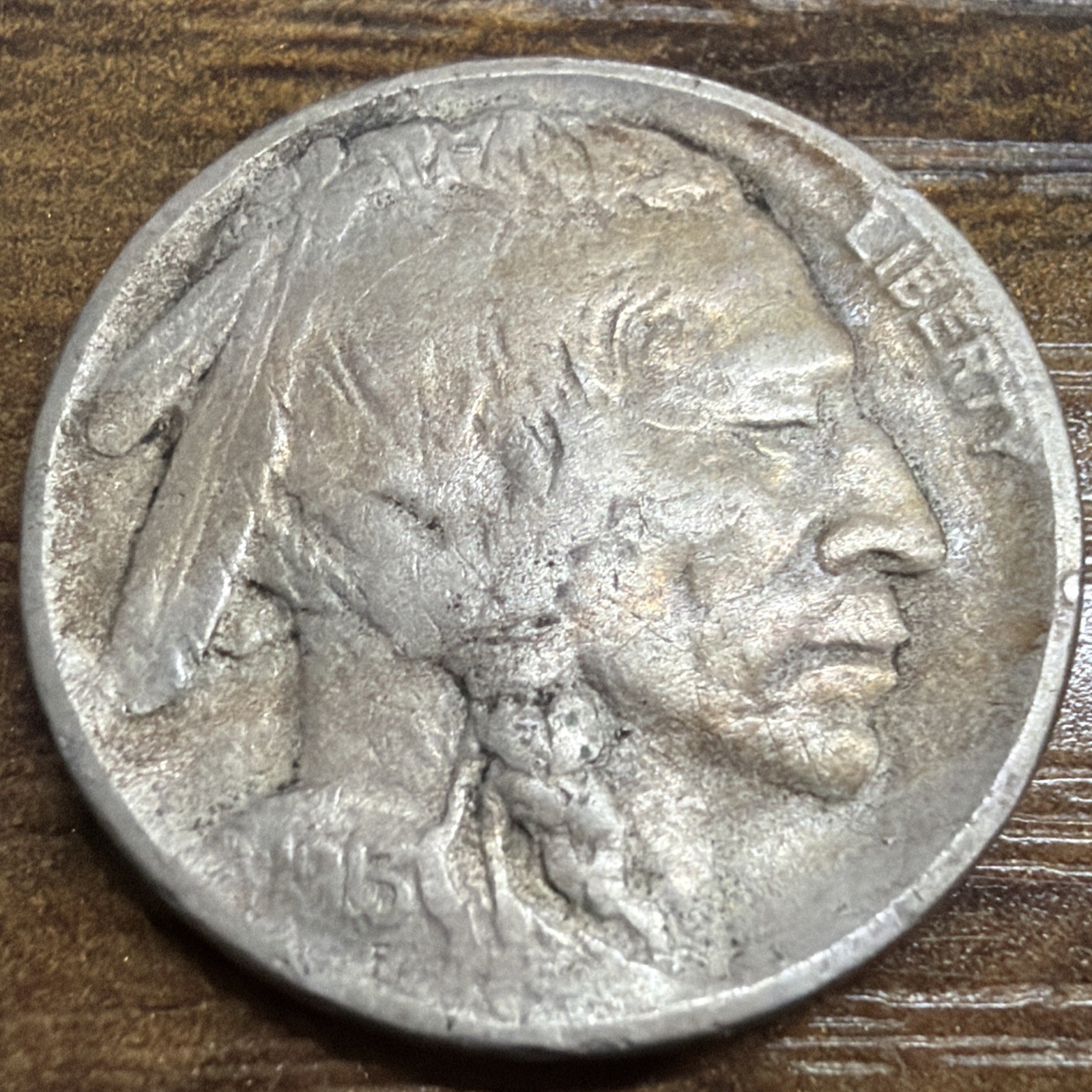 1913 Type 2 Buffalo Nickel Semi-Key Date Five Cent 5c Coin