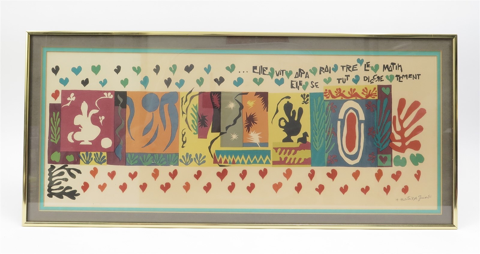 Framed Henri Matisse Lithograph \ Framed Henri Matisse Lithograph \