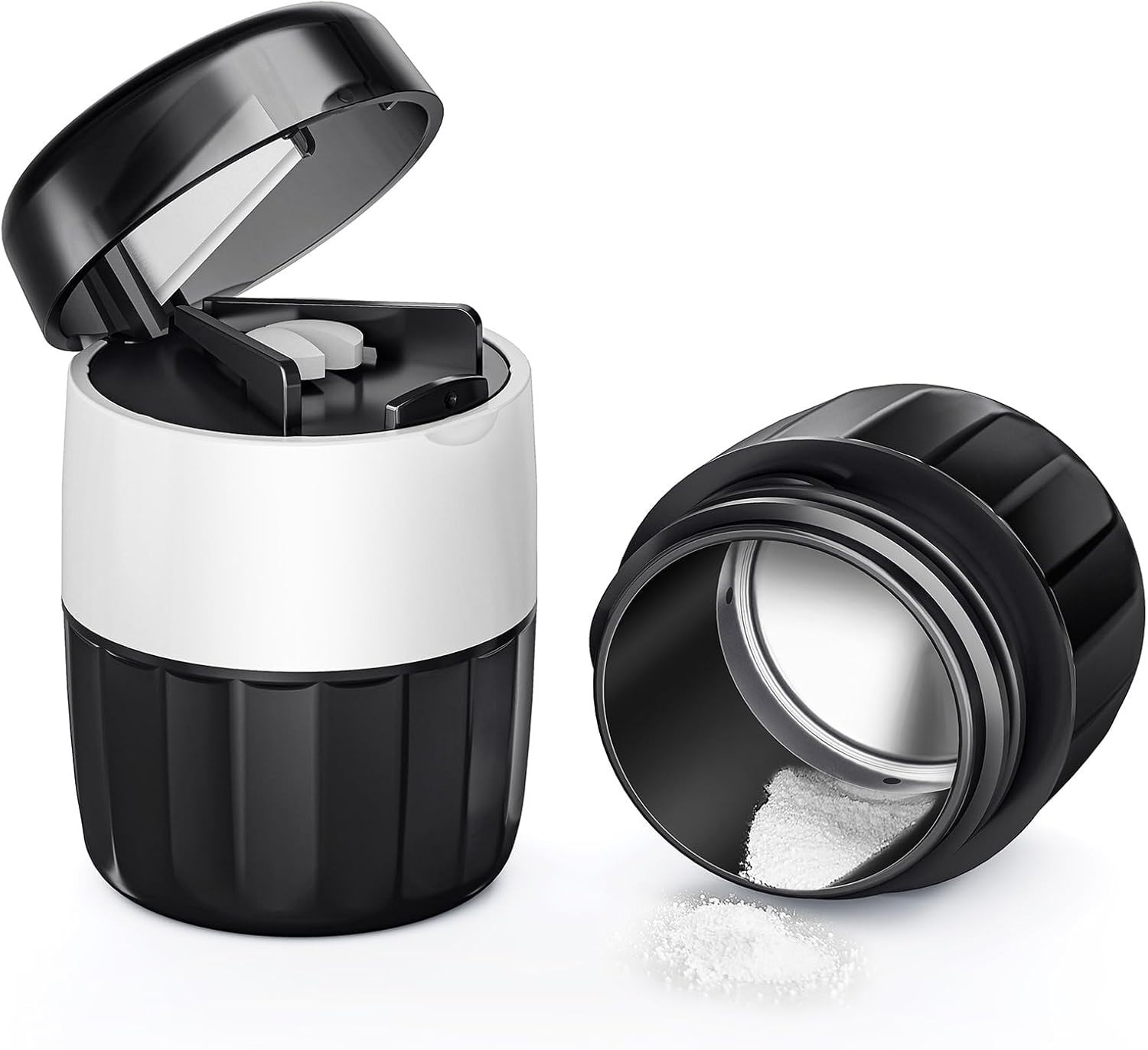DEPAD 3-in-1 Pill Crusher and Pill Cutter, Pill Crusher Fine Powder, Pill Gri...