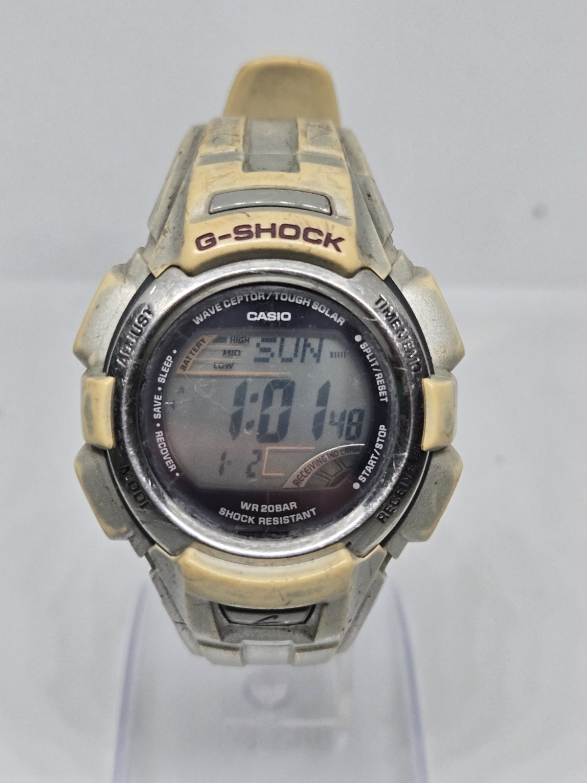 ​CASIO G-SHOCK GW-300 Wave Ceptor Tough Solar Digital Men's Watch Working 20cm