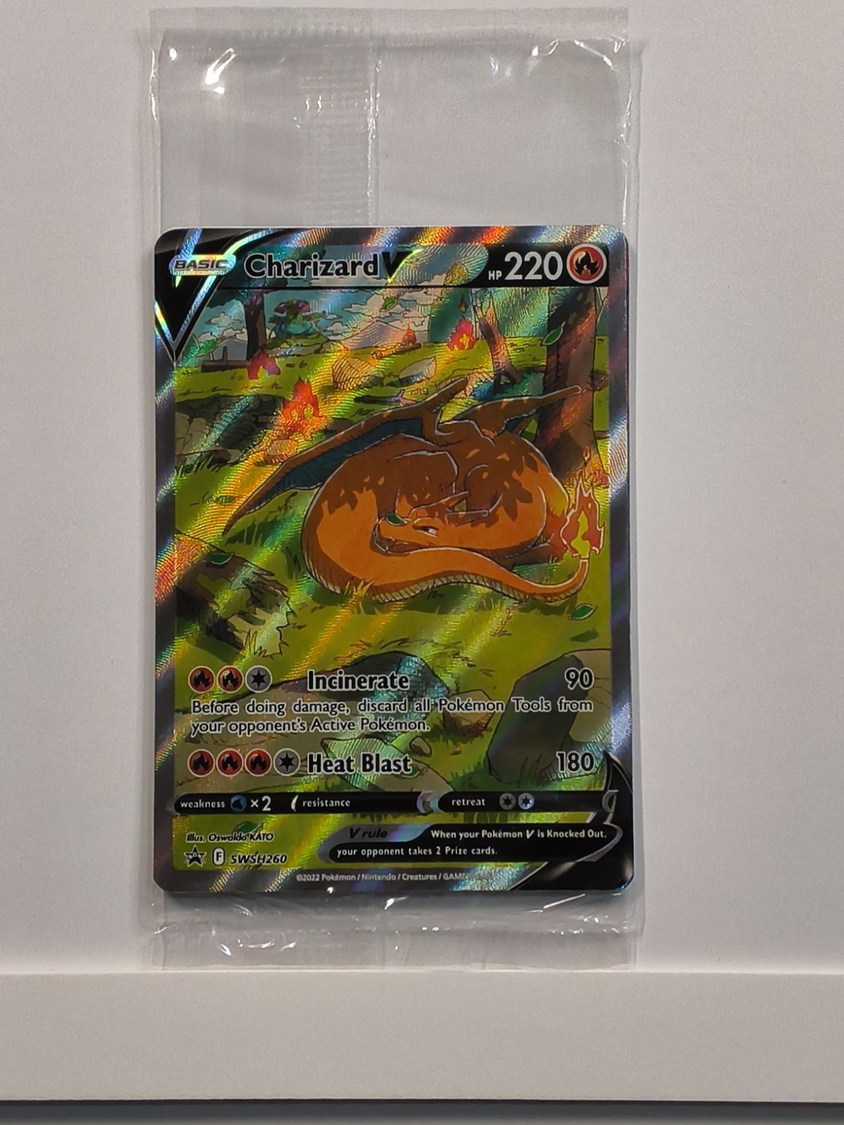 Pokémon TCG Charizard V SWSH260 Sword & Shield Promo Sealed