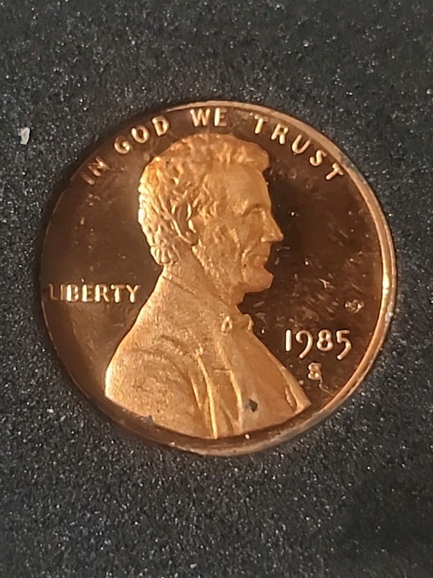 1985-S Lincoln Memorial Penny 1C Proof