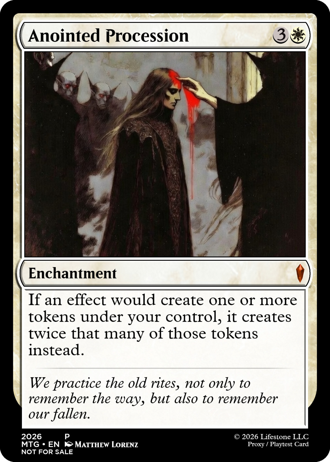 Anointed Procession - Premium Quality - Not Tournament Authorized