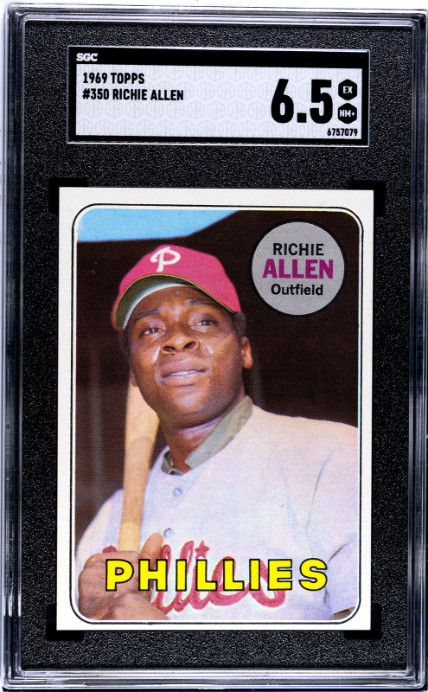 1969 Topps #350 Richie Allen SGC 6.5