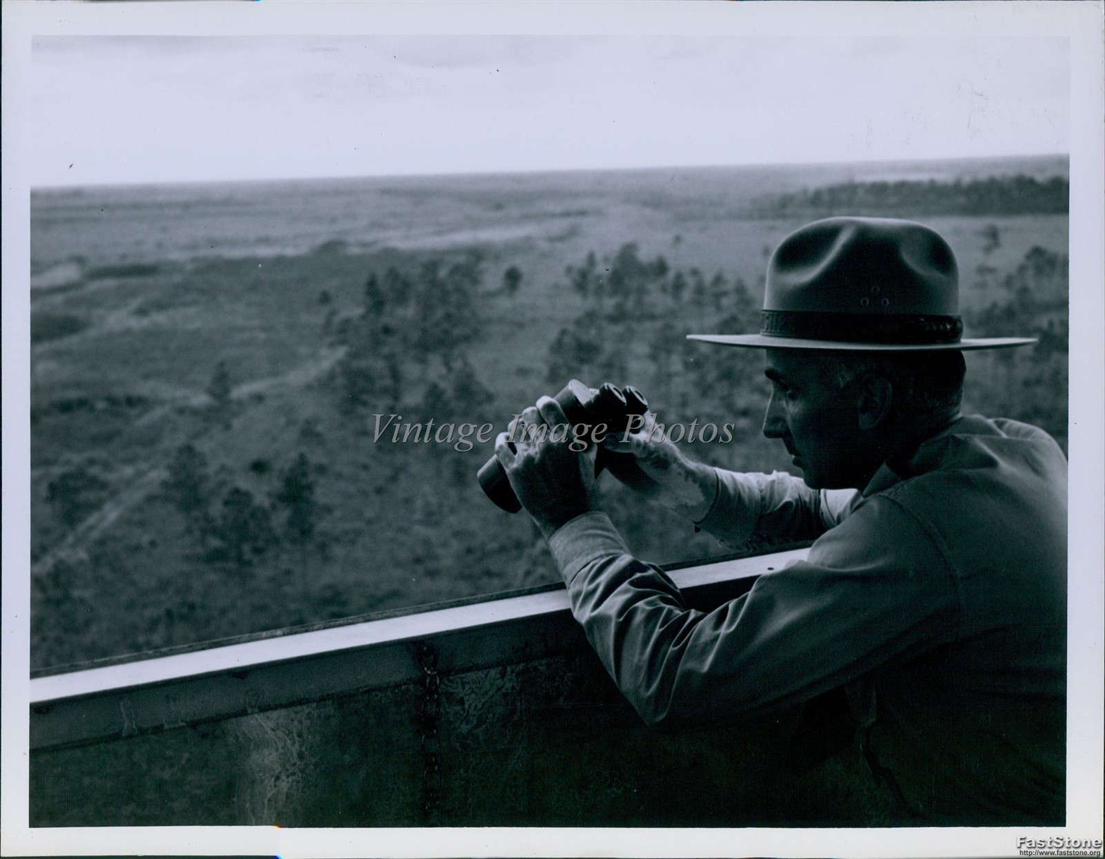 1960S Miami Florida Person Fedora Hat Historic Vintage Press Photo 6x8