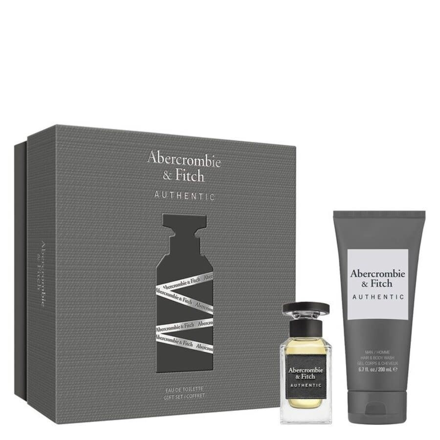 Abercrombie and Fitch Men\'s Authentic 2pcs EDT Gift Set Fragrances 085715165954