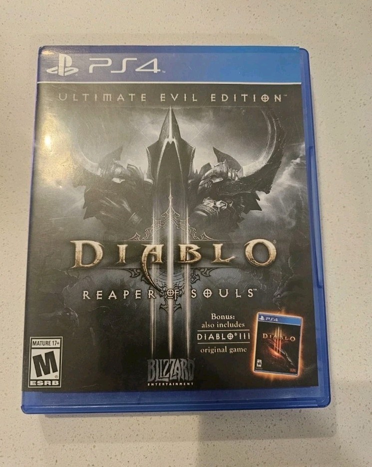 Diablo III 3 Reaper of Souls Ultimate Evil Edition PS4 Game Complete CIB