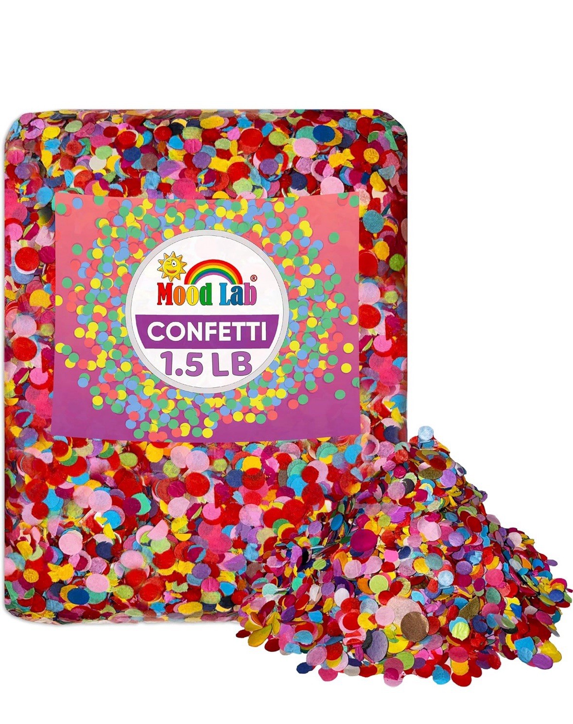 Multicolor Confetti - Mexican Colorful Party Confetti - 1.5 LBs/680 grams - R... Multicolor Confetti - Mexican Colorful Party Confetti - 1.5 LBs/680 grams - R...