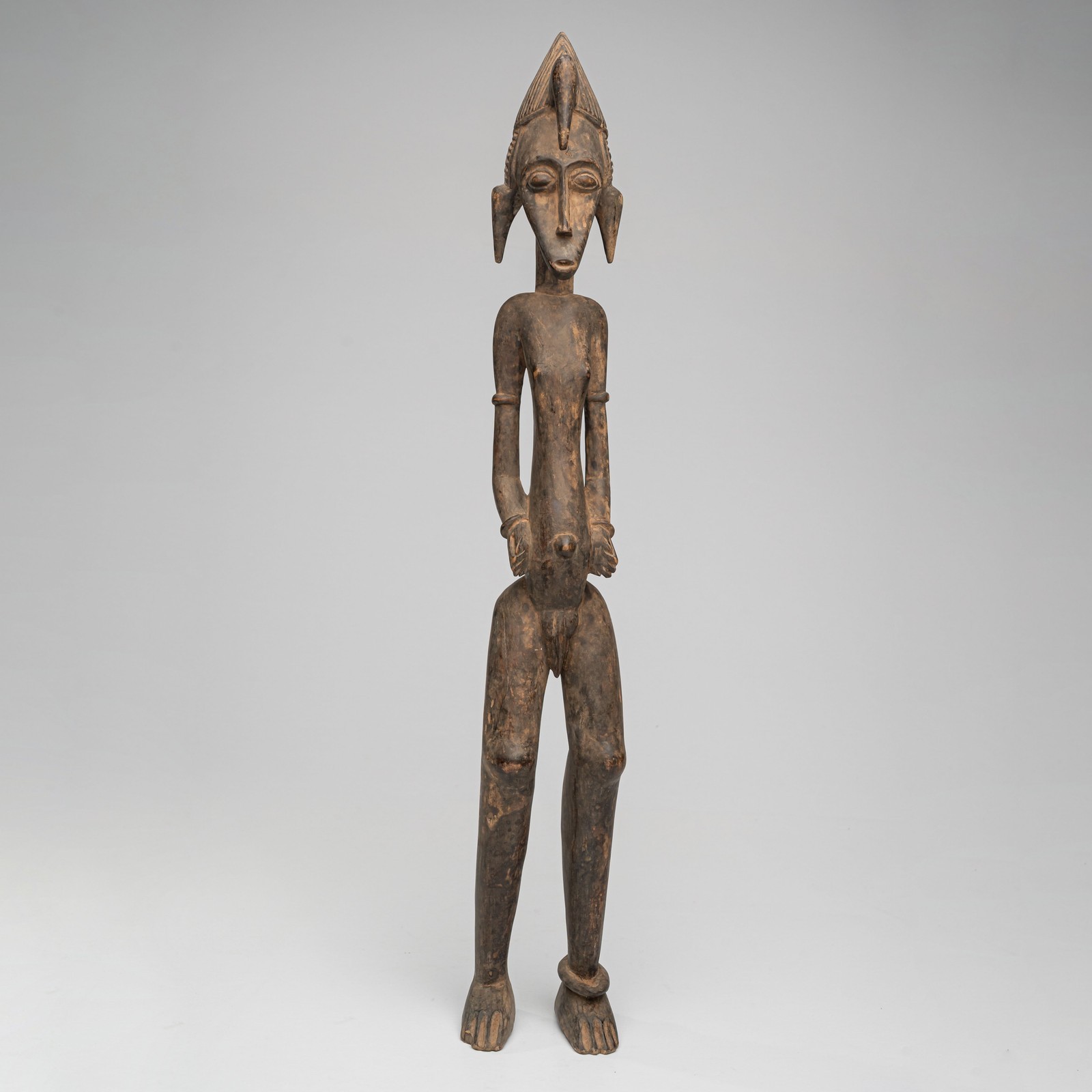 0808 MENUFO IVORY COAST AFRICA FIGURINE AFRICAN TRIBAL ART