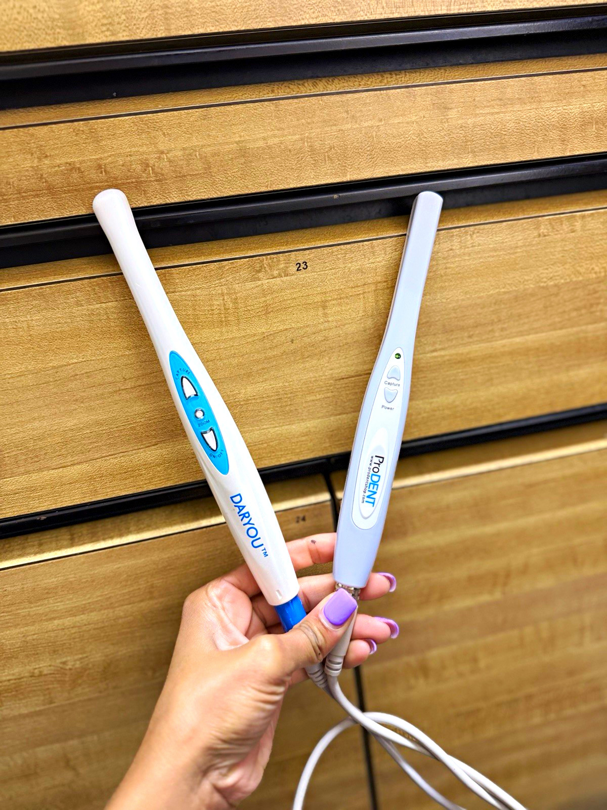 ProDENT DARYOU Dental Intraoral Camera Handheld Wand / Electric Toothbrush Lot 2