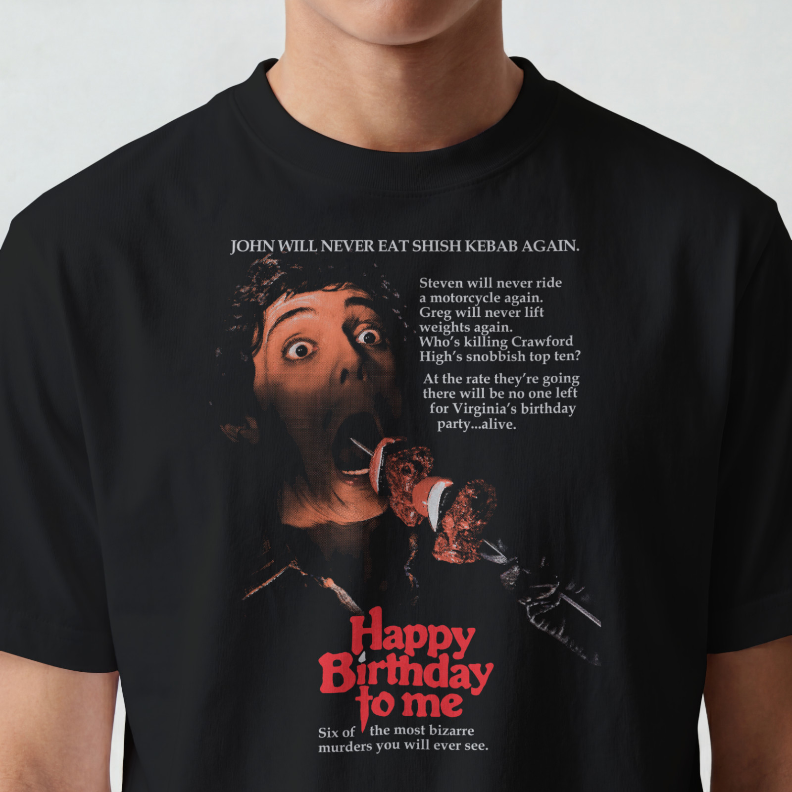 Happy Birthday to Me 1981 Slasher Movie T-Shirt - Horror Poster Tee - Unisex