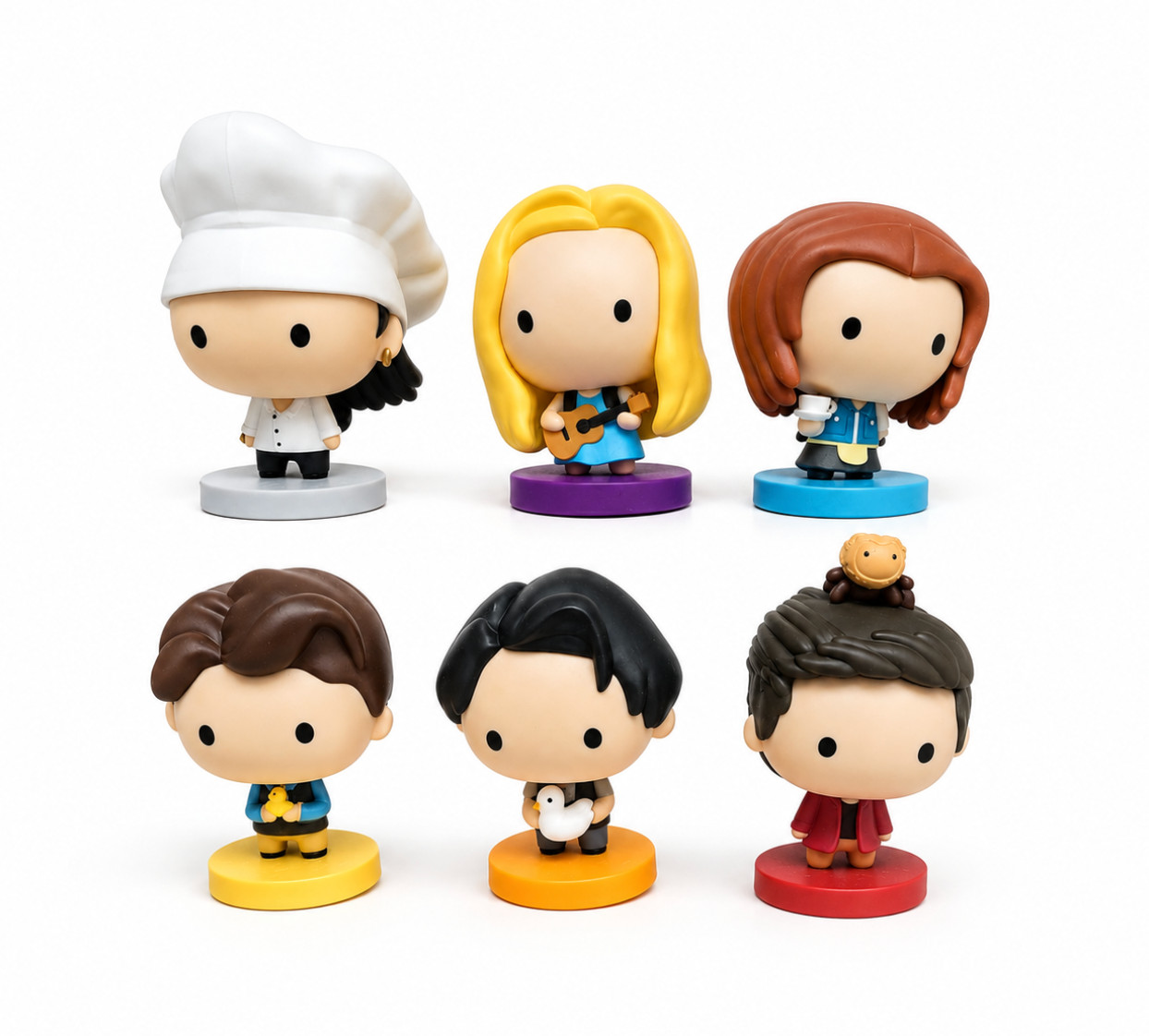 SET 6 Figures Friends Collectible from McDonald’s - Limited Edition SET 6 Figures Friends Collectible from McDonald’s - Limited Edition