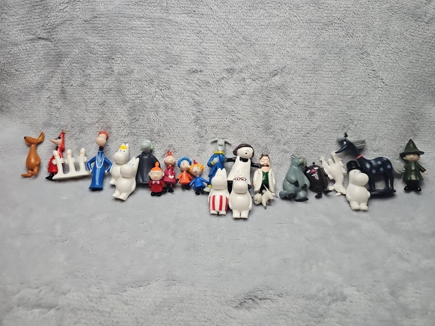 Lot Of 23 Vintage 1990s Moomin Characters - Finland Lot Of 23 Vintage 1990s Moomin Characters - Finland